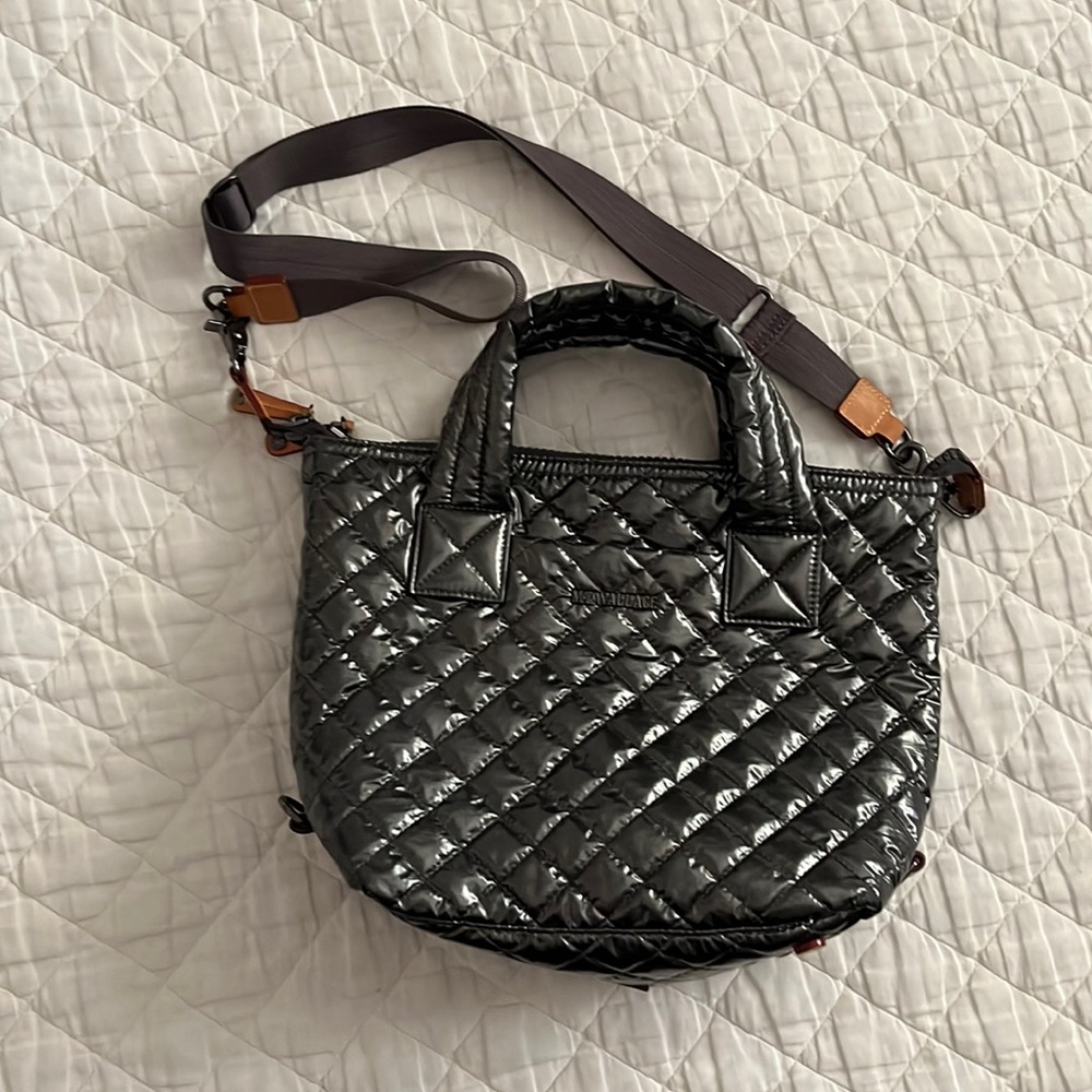 MZ Wallace Metro Small Anthracite Lacquer